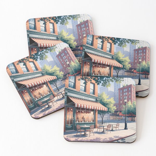 Item preview, Chicago Coffee Shop: Summer Sweltering Retreat designed and sold by LSVart.