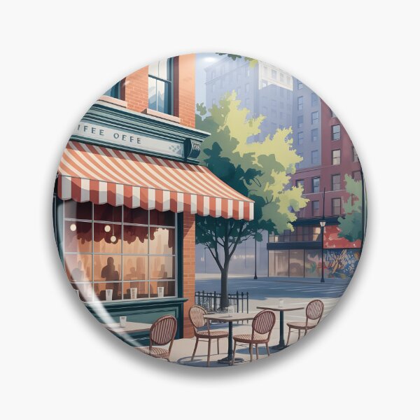 Item preview, Chicago Coffee Shop: Summer Sweltering Retreat designed and sold by LSVart.