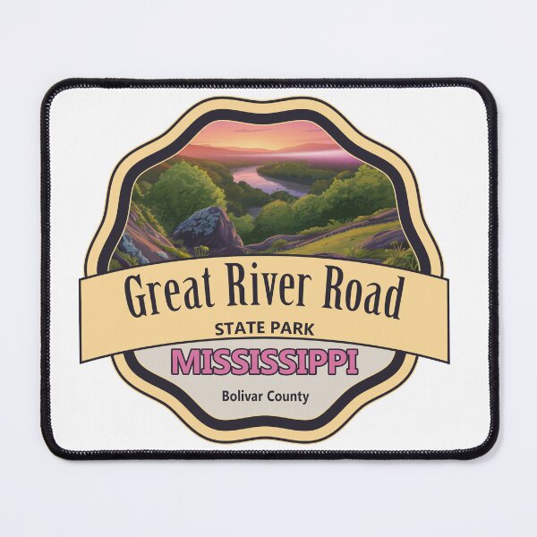 Item preview, Great River Road State Park, Bolivar County, Mississippi designed and sold by Wanderful-roads.