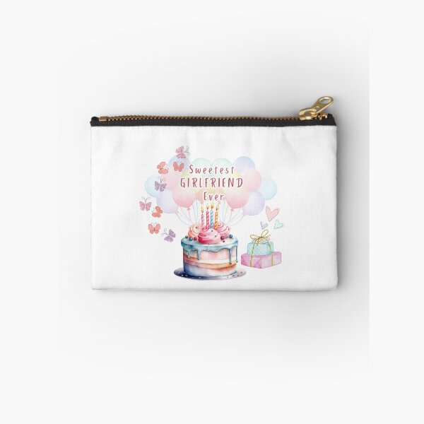 Item preview, Sweetest GIRLFRIEND Ever 3 - birthday cake, baloons,  pastel designed and sold by AlinaSCorner.