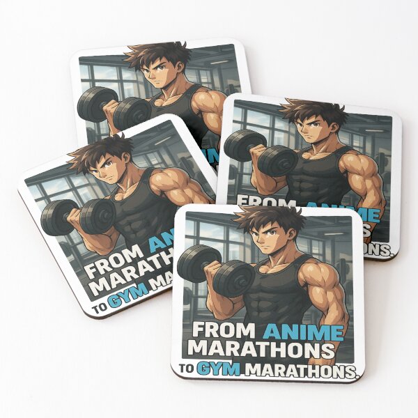 Item preview, From Anime Marathons To Gym Marathons. designed and sold by CrazyHabibi.