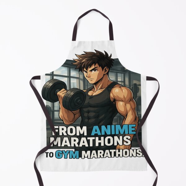Item preview, From Anime Marathons To Gym Marathons. designed and sold by CrazyHabibi.