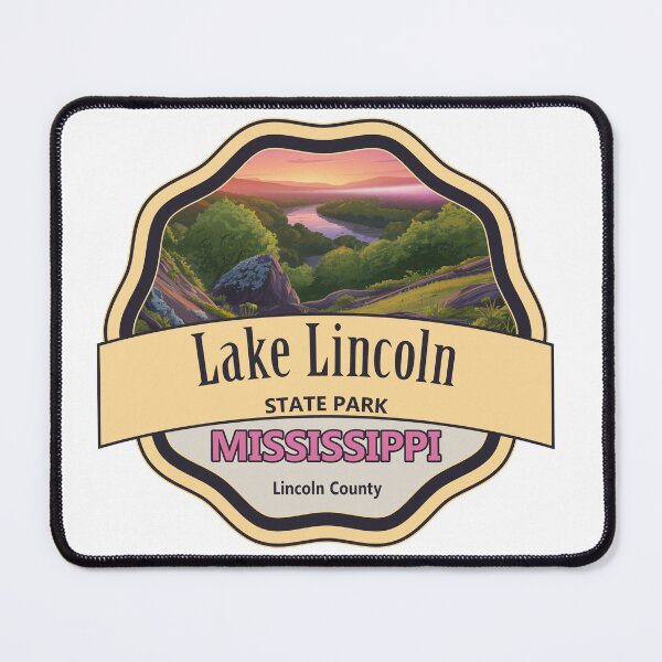 Item preview, Lake Lincoln State Park, Lincoln County, Mississippi designed and sold by Wanderful-roads.