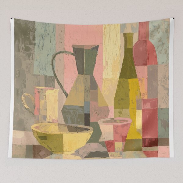Item preview, 2136 Cubist Structure Of Minimalist Kitchen designed and sold by nikoart001.