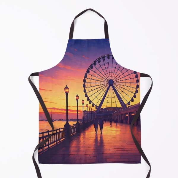 Item preview, Navy Pier, Chicago: Sunset Ferris Wheel Spectacle designed and sold by LSVart.