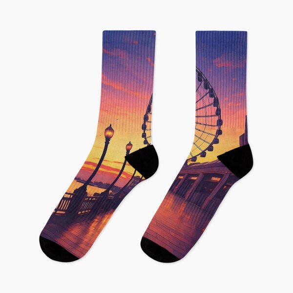 Item preview, Navy Pier, Chicago: Sunset Ferris Wheel Spectacle designed and sold by LSVart.