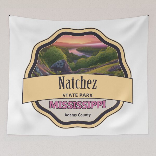 Item preview, Natchez State Park, Adams County, Mississippi designed and sold by Wanderful-roads.