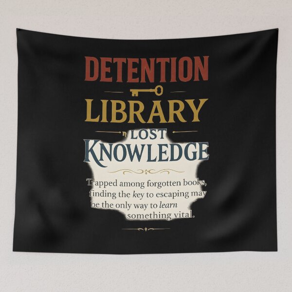 Item preview, Detention in the Library of Lost Knowledge designed and sold by Uglyandcute.