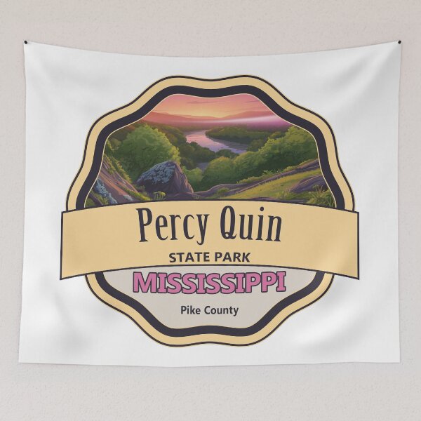 Item preview, Percy Quin State Park, Pike County, Mississippi designed and sold by Wanderful-roads.