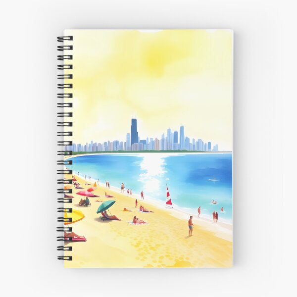 Item preview, South Beach, Chicago: Scorching Summer Day on Golden Sands designed and sold by LSVart.