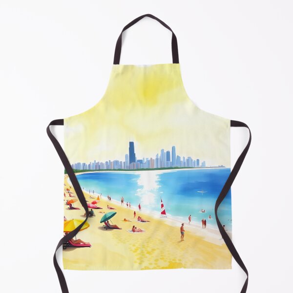 Item preview, South Beach, Chicago: Scorching Summer Day on Golden Sands designed and sold by LSVart.