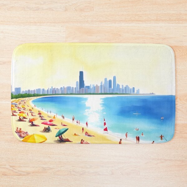 Item preview, South Beach, Chicago: Scorching Summer Day on Golden Sands designed and sold by LSVart.