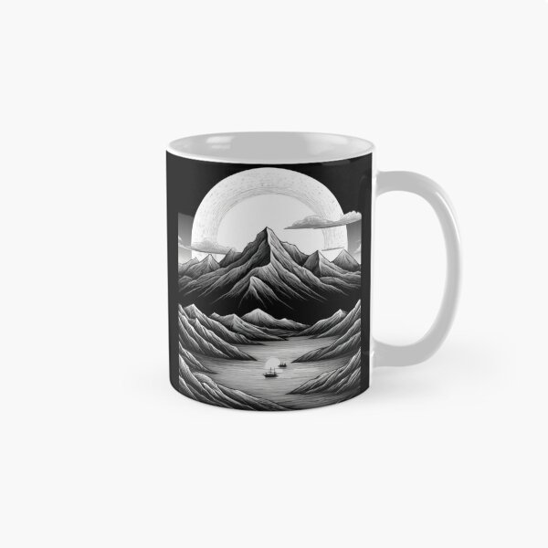 Item preview, Moonlit Mountains designed and sold by Farsky-Fashion.