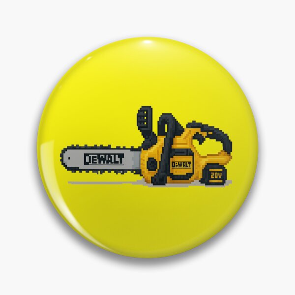 Item preview, Dewalt Pixel Art Power Saw - Power Tool Icon designed and sold by ratchips.