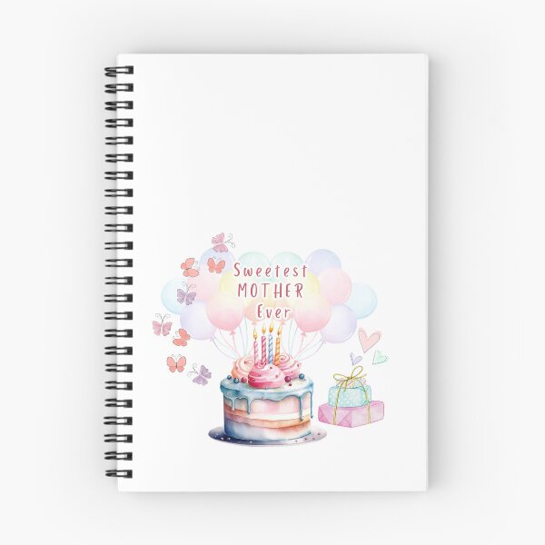 Item preview, Sweetest MOTHER Ever 3 - birthday cake, baloons,  pastel designed and sold by AlinaSCorner.