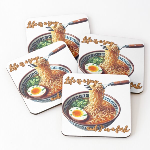Item preview, Life is a soup... and I’m a fork designed and sold by Kim_Moon_Merch.