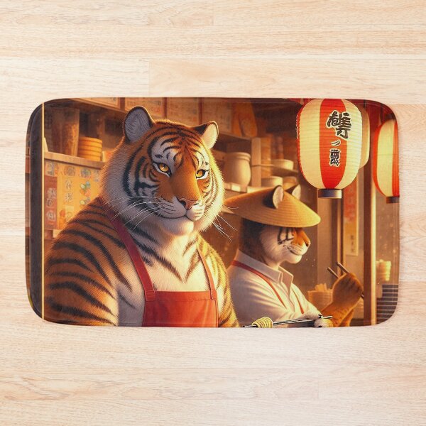 Item preview, Tigers Running a Ramen Food Stall designed and sold by nikkolaus.