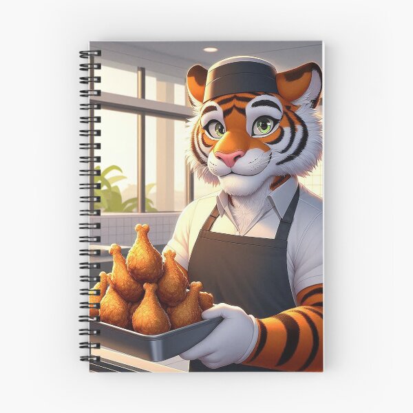 Item preview, Tiger Chef Cooks Up Some Wings designed and sold by nikkolaus.