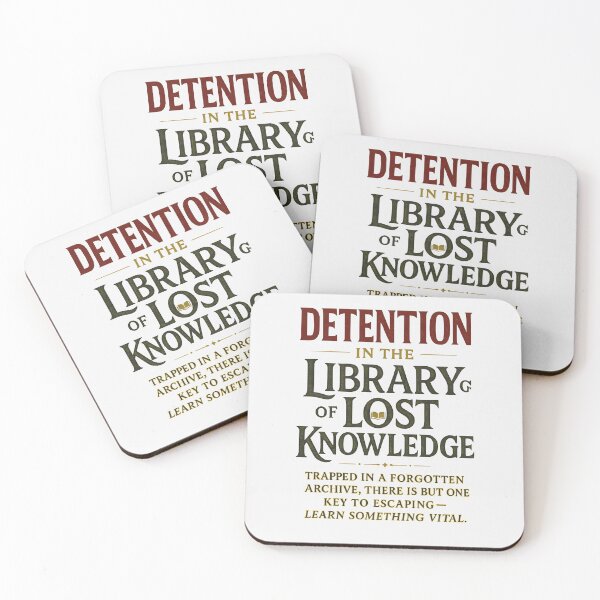Item preview, Detention in the Library of Lost Knowledge designed and sold by Uglyandcute.