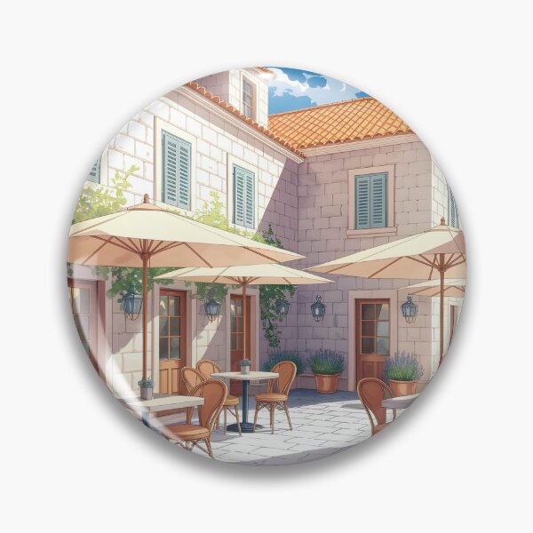Item preview, Dubrovnik Old Town: Summer Café Charm designed and sold by LSVart.