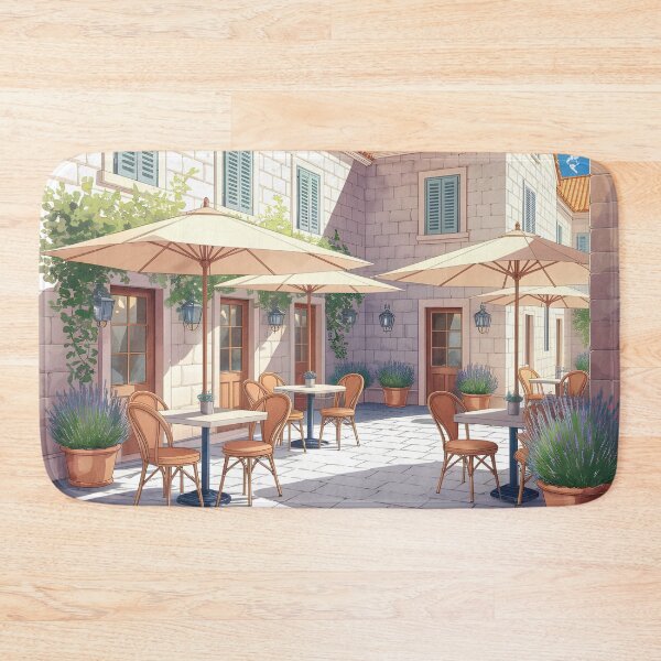 Item preview, Dubrovnik Old Town: Summer Café Charm designed and sold by LSVart.