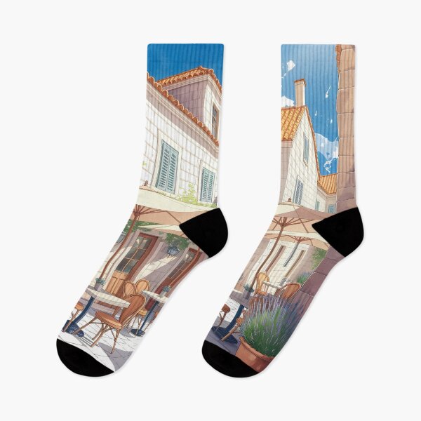 Item preview, Dubrovnik Old Town: Summer Café Charm designed and sold by LSVart.