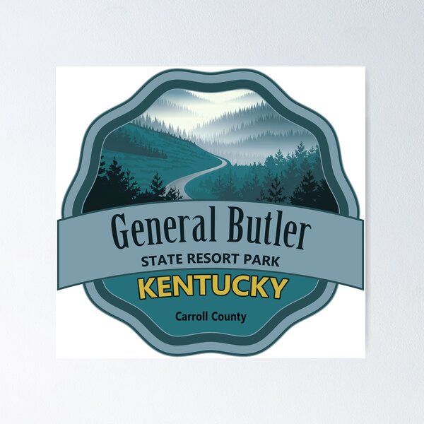 Item preview, General Butler State Resort Park, Carroll County, Kentucky designed and sold by Wanderful-roads.