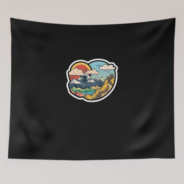 Item preview, A Great Wall In Distant Sunset designed and sold by csharon50.