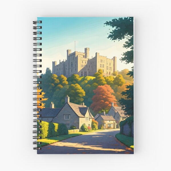 Item preview, Dunster Castle, Somerset: Hilltop Majesty Over the Village designed and sold by LSVart.