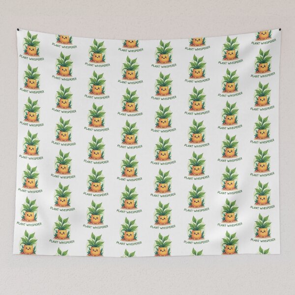 Item preview, Plant Whisperer Cute Plant Art designed and sold by RedOrBlueIts4U.