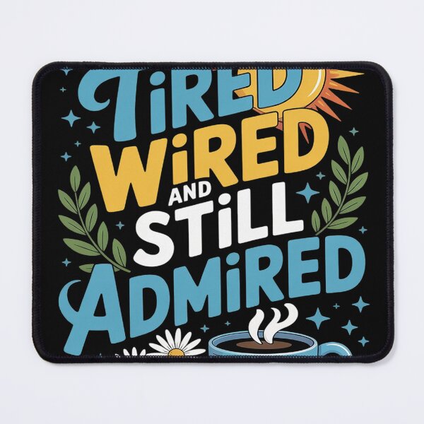 Item preview, Tired Wired And Still Admired Funny Mother’s Day designed and sold by MAKOPOKOShop.