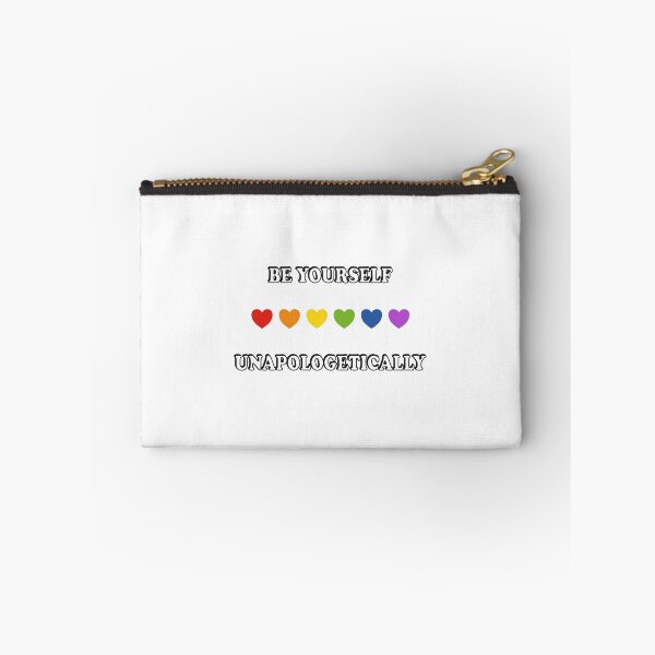 Item preview, Be yourself unapologetically LGBT Pride Month Rainbow Hearts designed and sold by Inspirationmotivation.