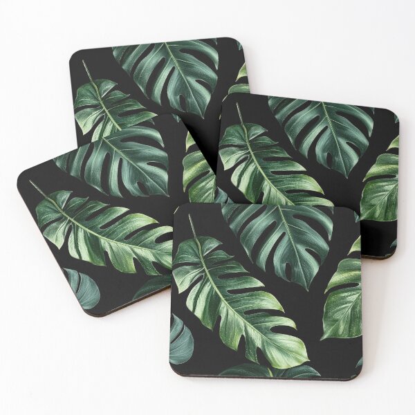 Item preview, Dark Tropical Leaf Pattern 1 designed and sold by SparroCreative.