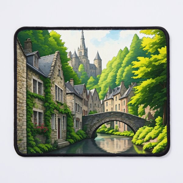 Item preview, Durbuy, Belgium: Charming Ivy-Draped Cobblestones designed and sold by LSVart.