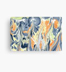 Erupting Lava #marbled #art #decor #redbubble Canvas Print
