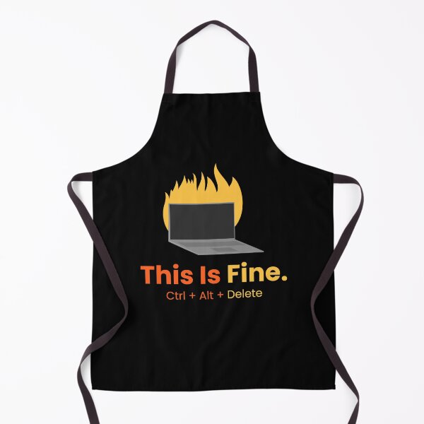 Item preview, This Is Fine (Ctrl+Alt+Delete) designed and sold by BlendArts.