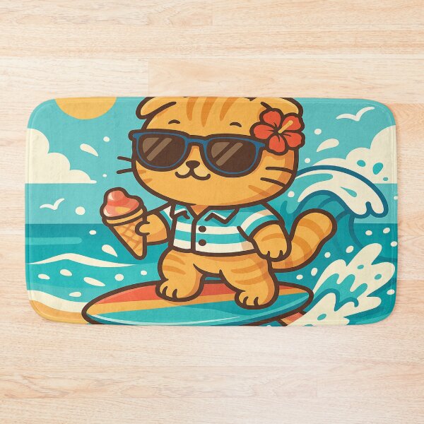 Item preview, Surf’s Up, Simba! — Ocean Chill Vibes designed and sold by Paw & Whimsy.