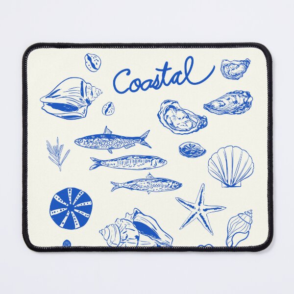 Item preview, Blue Coastal Escape Minimalist designed and sold by MaiZephyr.