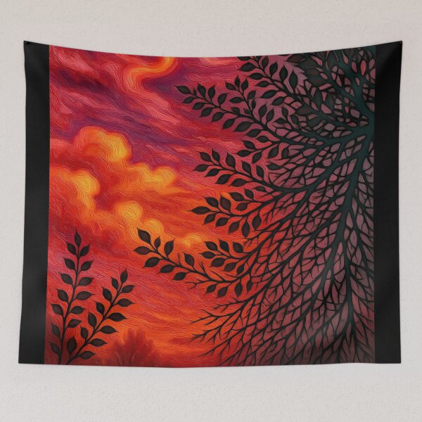 Item preview, Abstract Sky with Tree 6 designed and sold by BloomingbySJ.