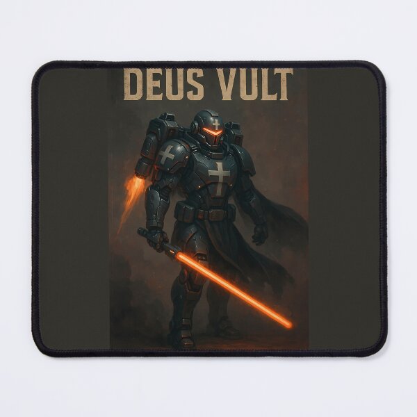 Item preview, Futuristic Crusader – Deus Vult in Cyberwar designed and sold by PixelForge.com.de.