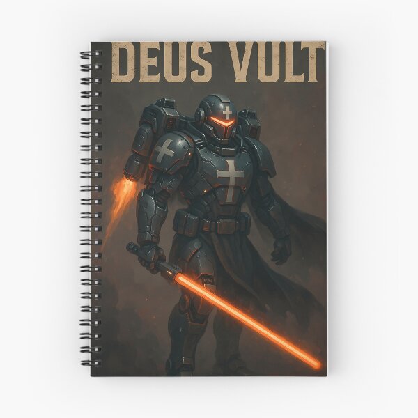 Item preview, Futuristic Crusader – Deus Vult in Cyberwar designed and sold by PixelForge.com.de.