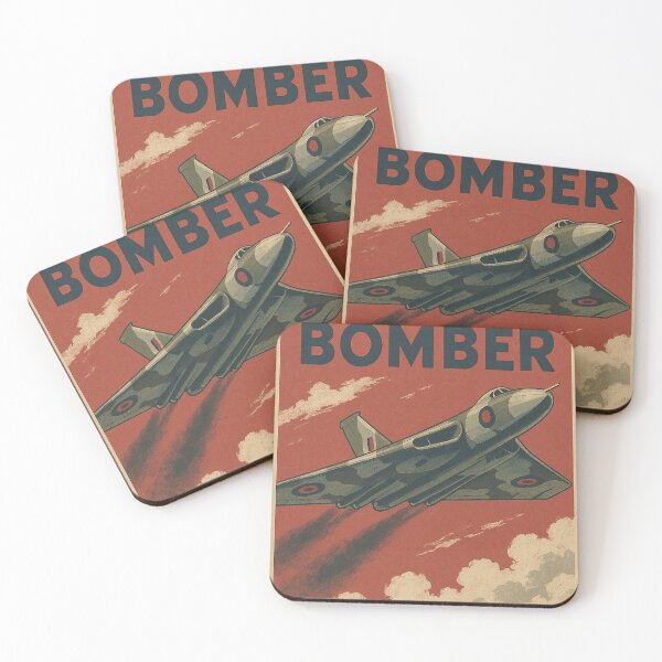 Item preview, Vulcan Bomber Vintage Poster designed and sold by Airpower Art.