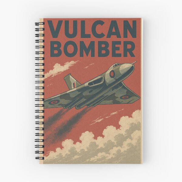 Artikelvorschau, Vulcan-Bomber-Weinlese-Plakat entworfen und verkauft von Airpower Art.