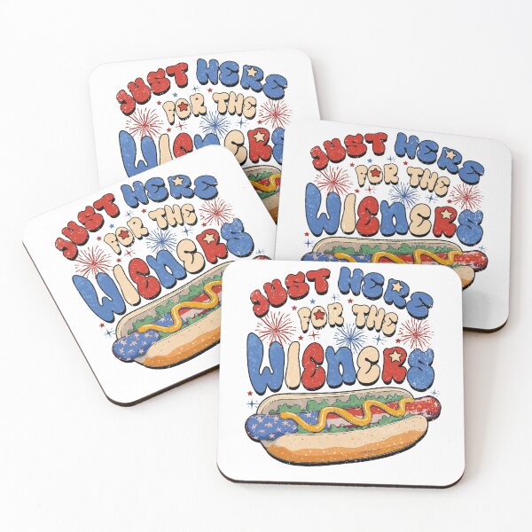 Item preview, Just here for the Wieners 4th of july designed and sold by PrettyInk.