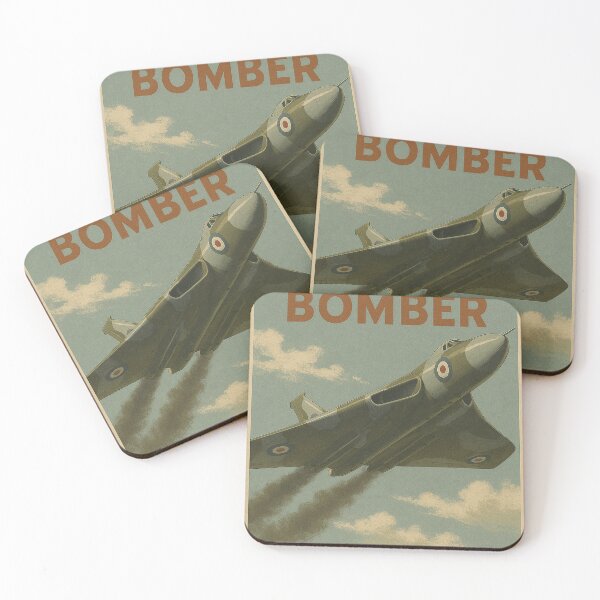 Item preview, Vulcan Bomber Vintage Poster designed and sold by Airpower Art.