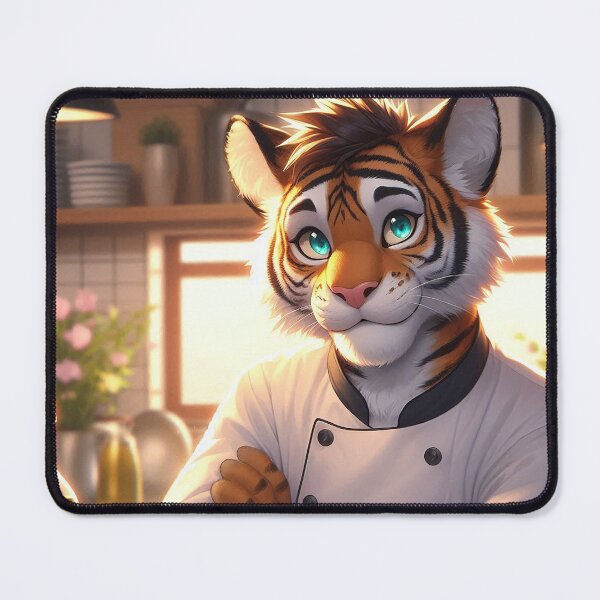 Item preview, Adorable Cute Tiger Chef designed and sold by nikkolaus.