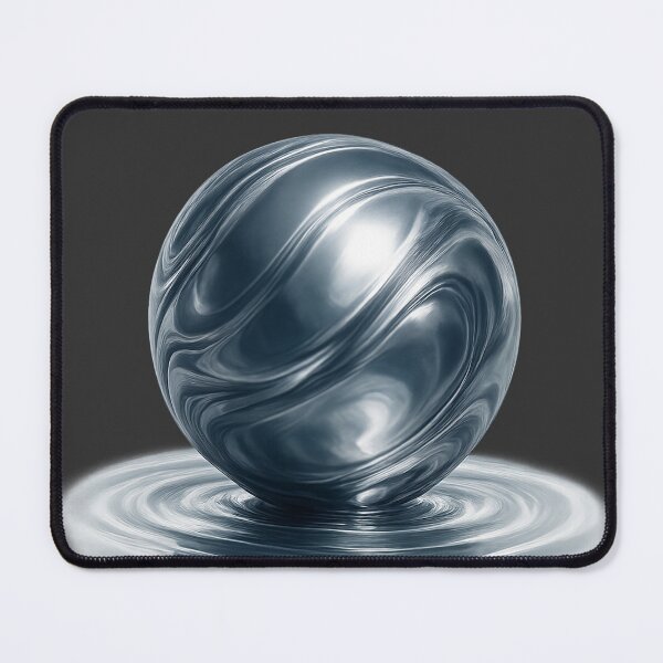 Item preview, Rippling Sphere – Metal + Water Series (20/29) designed and sold by RinWinArts.