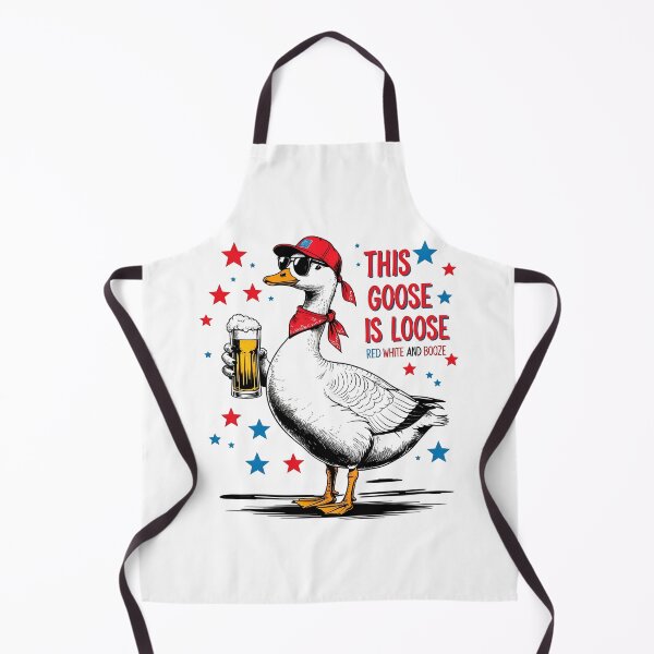 Item preview, This Goose Is Loose: Red, White, and Booze Patriotic Party Animal designed and sold by Frame of Mind .