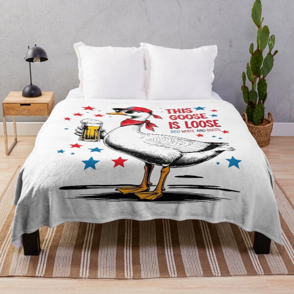 Item preview, This Goose Is Loose: Red, White, and Booze Patriotic Party Animal designed and sold by Frame of Mind .