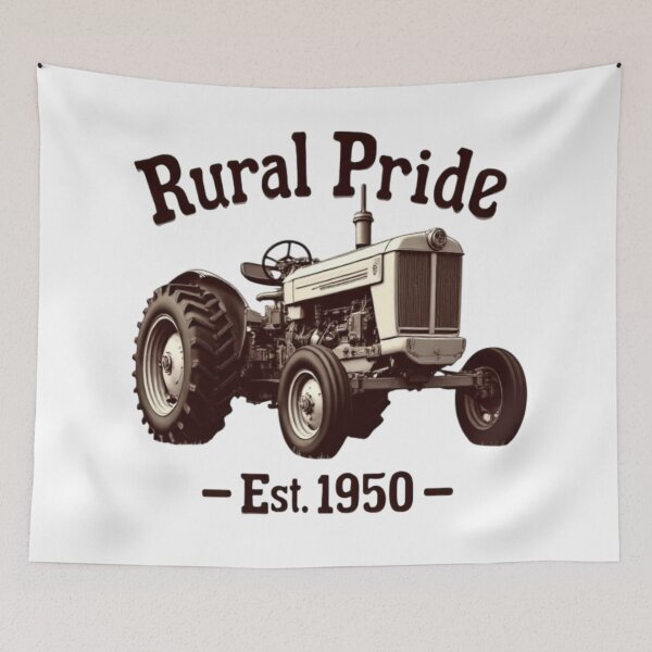Item preview, retro tractor tshirt design rural farm 1950s style designed and sold by Iuqiune.